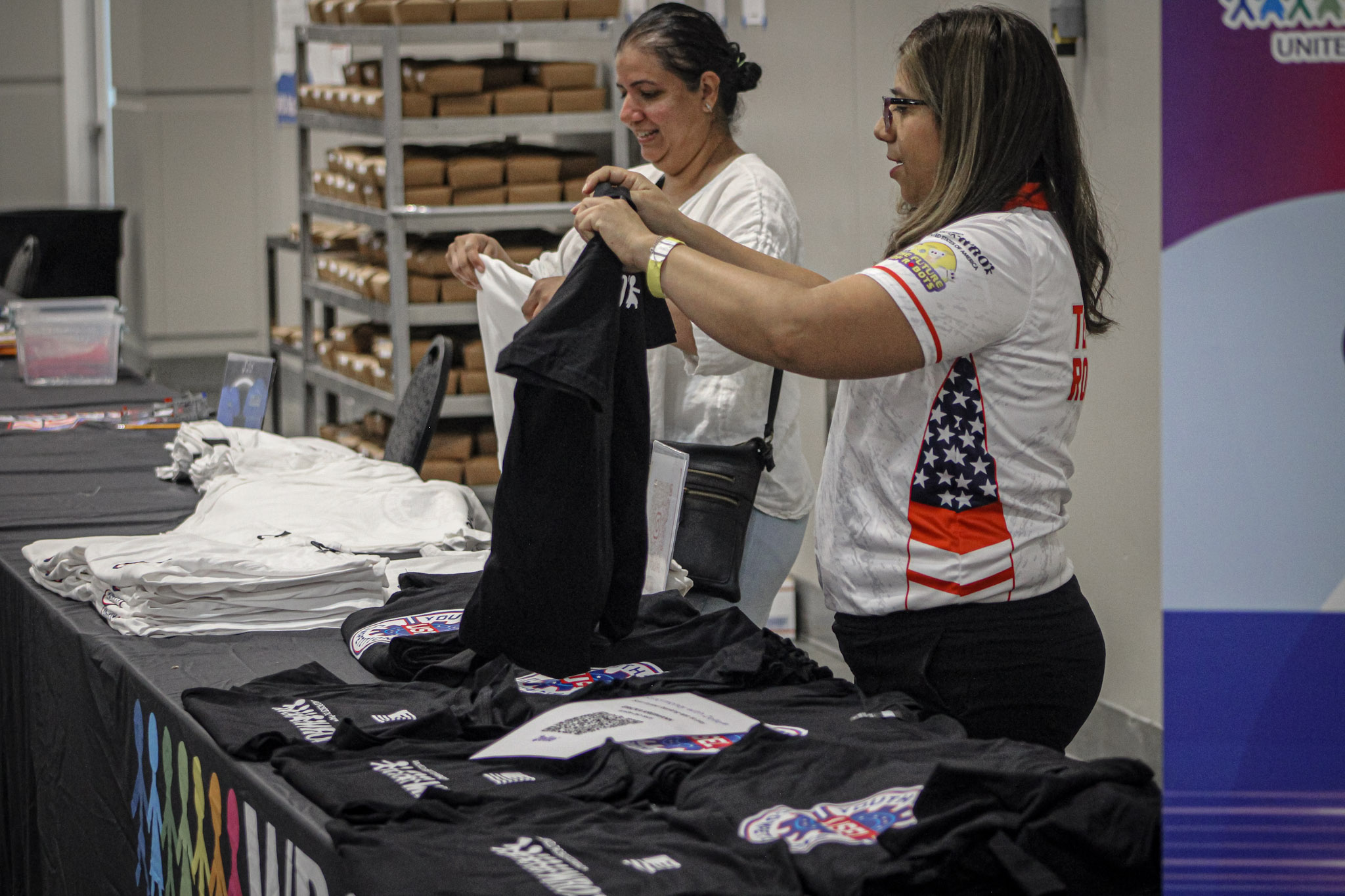 Students celebrating at competition