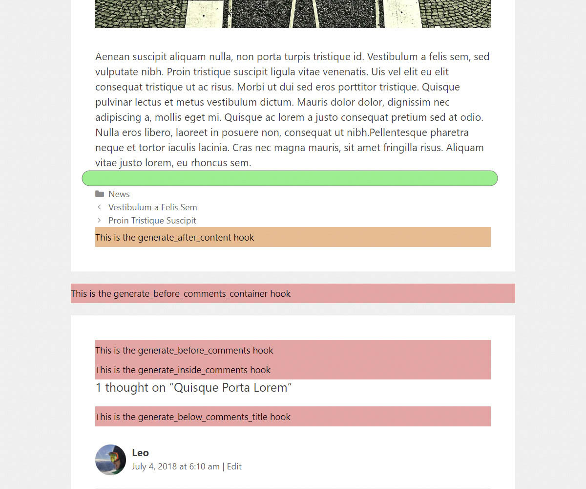 can a block be added in the green area? 