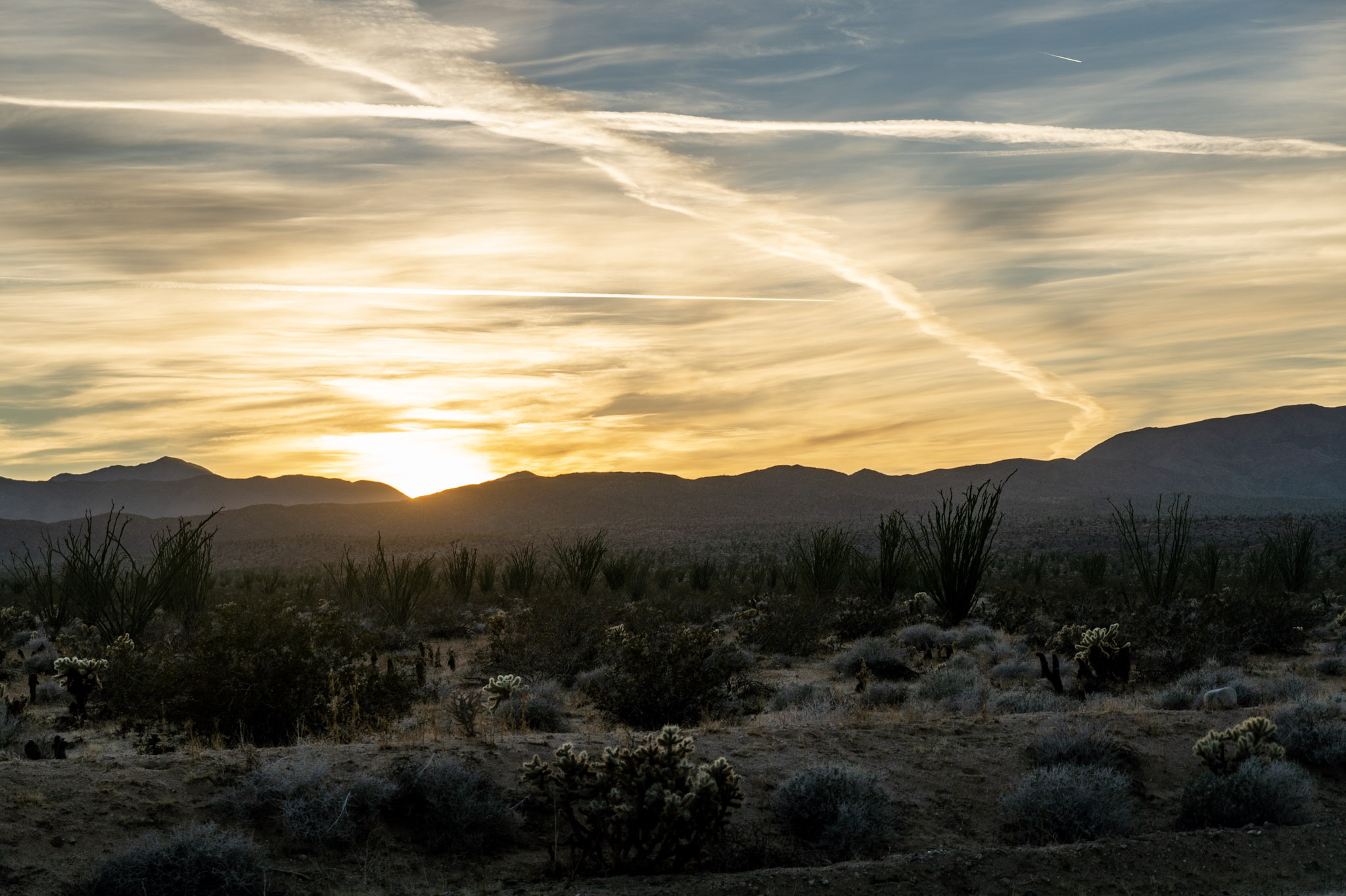 Sunset over the Anza Borrego. Is your spirit for adventure inspired?